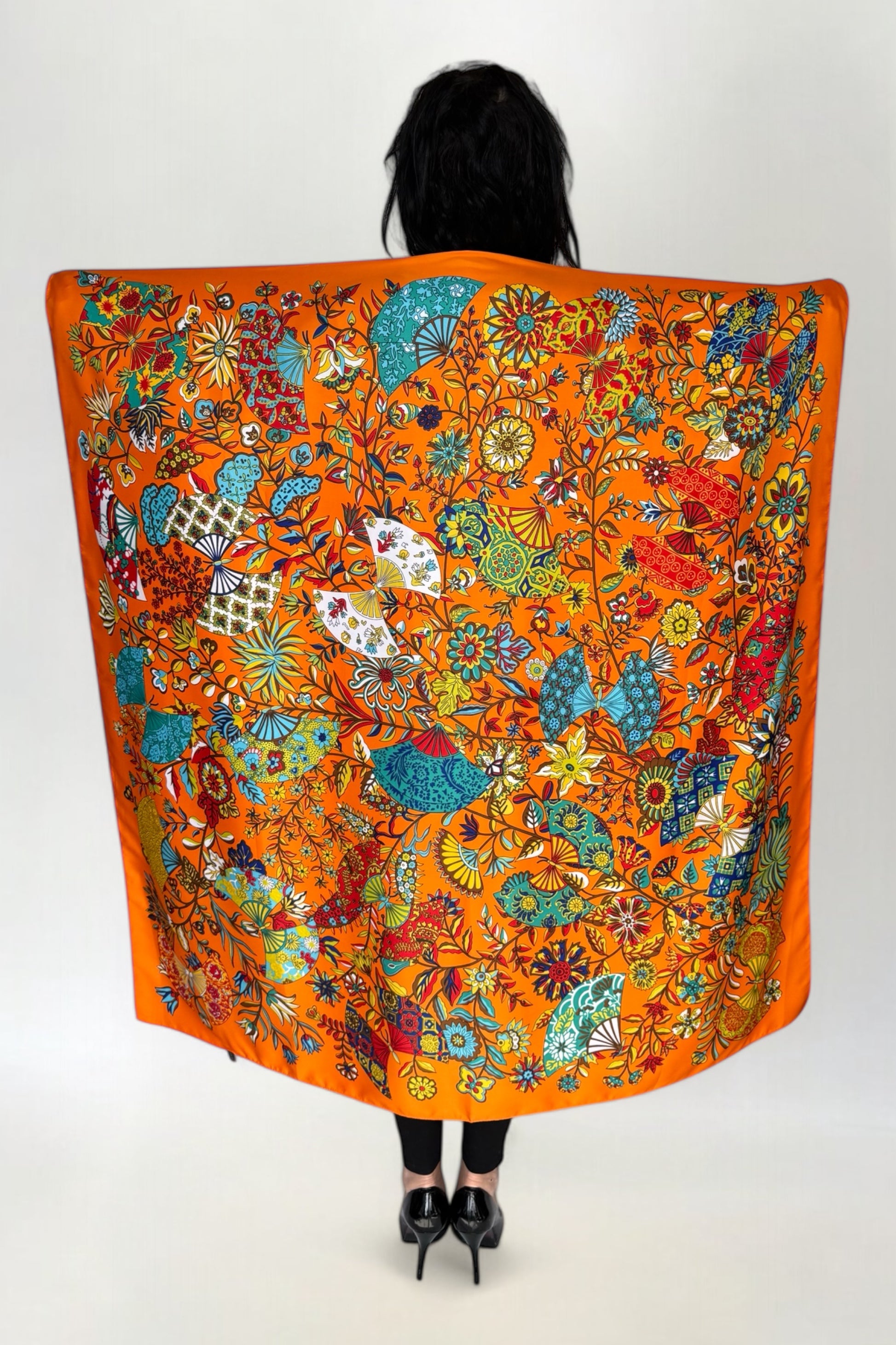 Apaszka Duża Jedwab 128x128cm