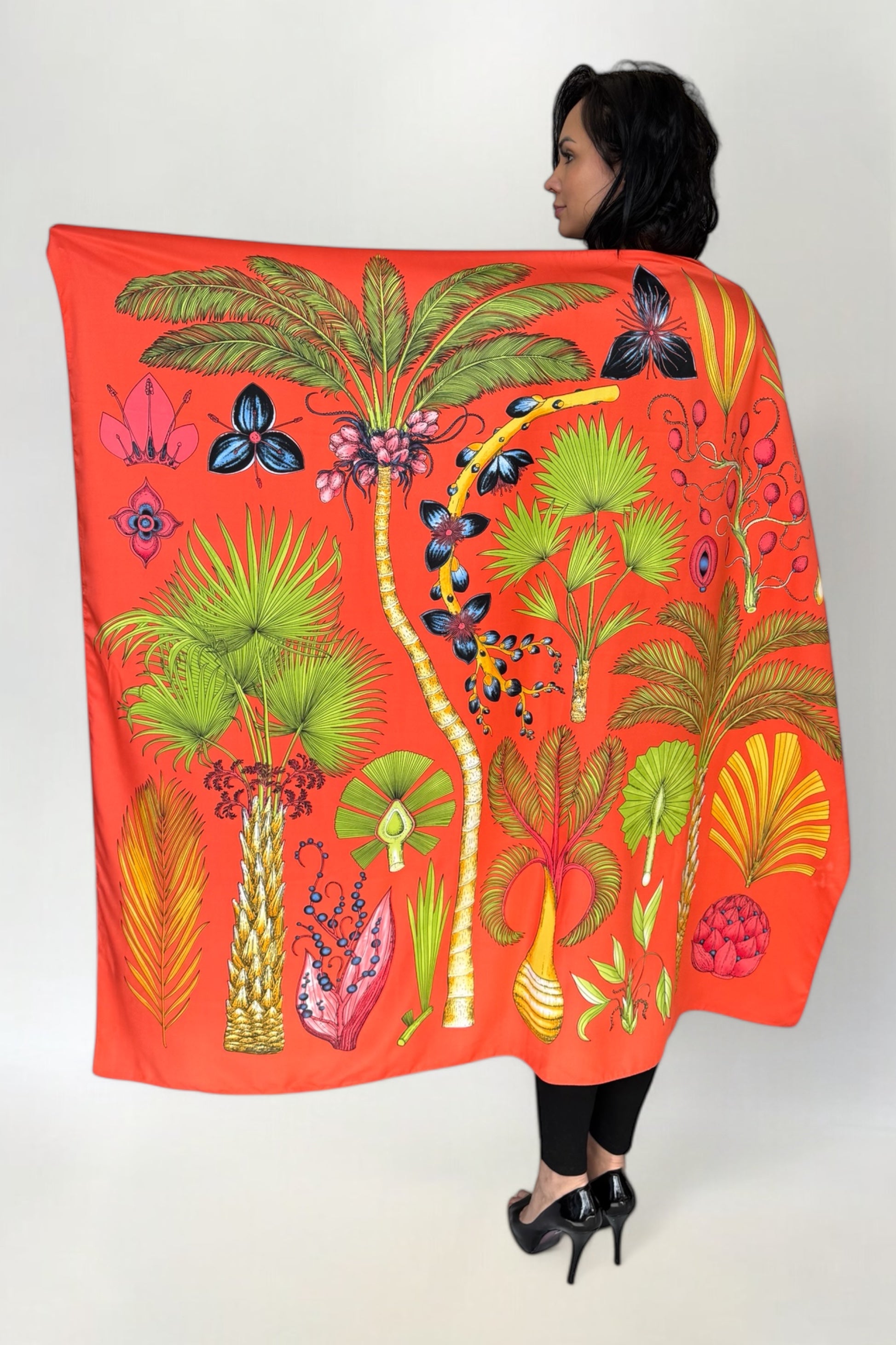 Apaszka Duża Jedwab 128x128cm