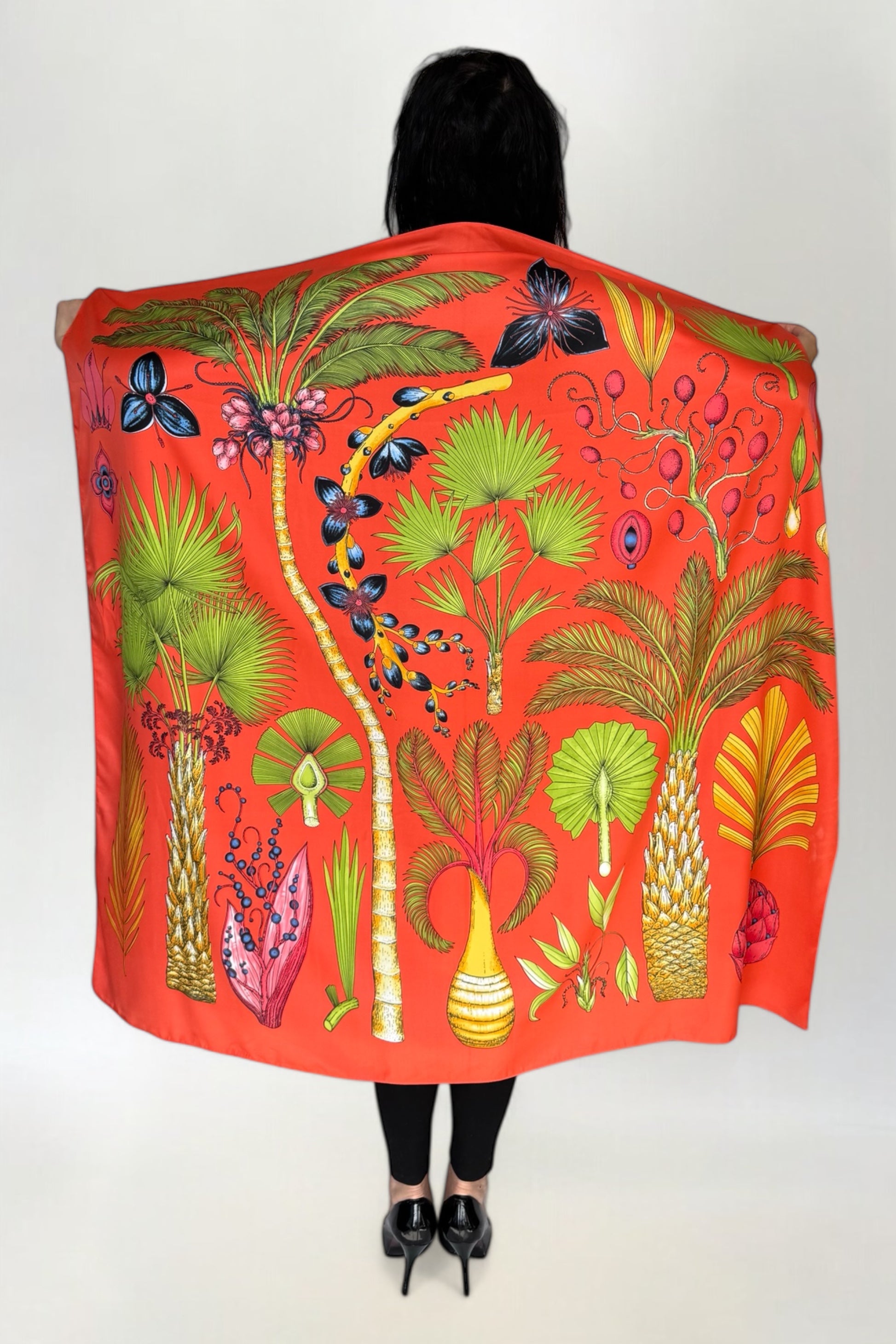 Apaszka Duża Jedwab 128x128cm