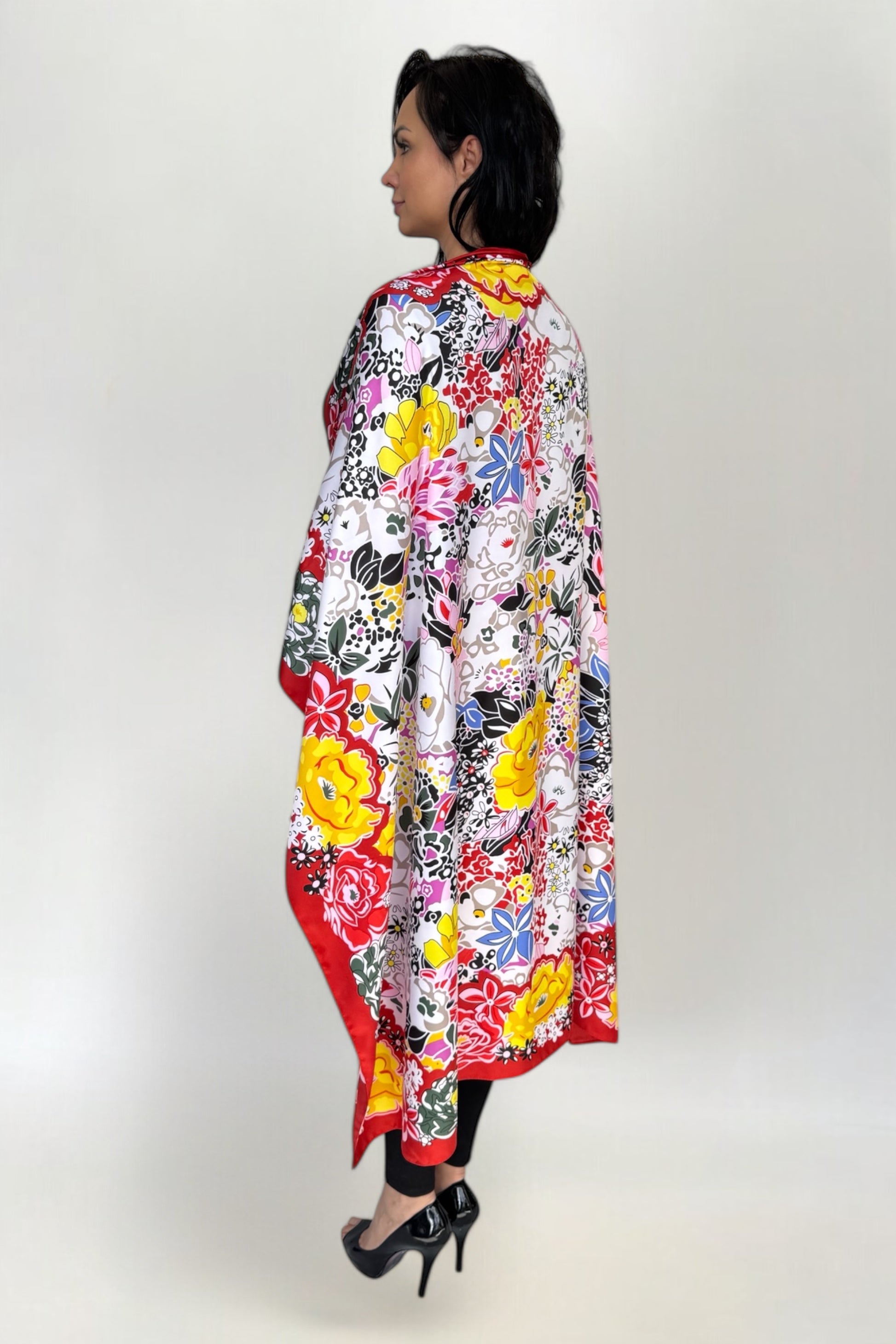 Apaszka Duża Jedwab 128x128cm